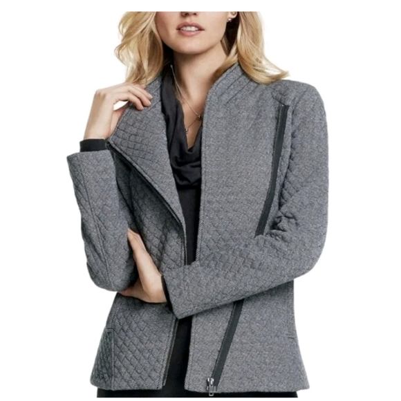 CaBI quilted moto style jacket - Picture 2 of 8